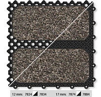 Грязезащитные покрытия Forbo Coral Tiles 7824.7834.7874.7884 Shark Grey фото 1 | FLOORDEALER